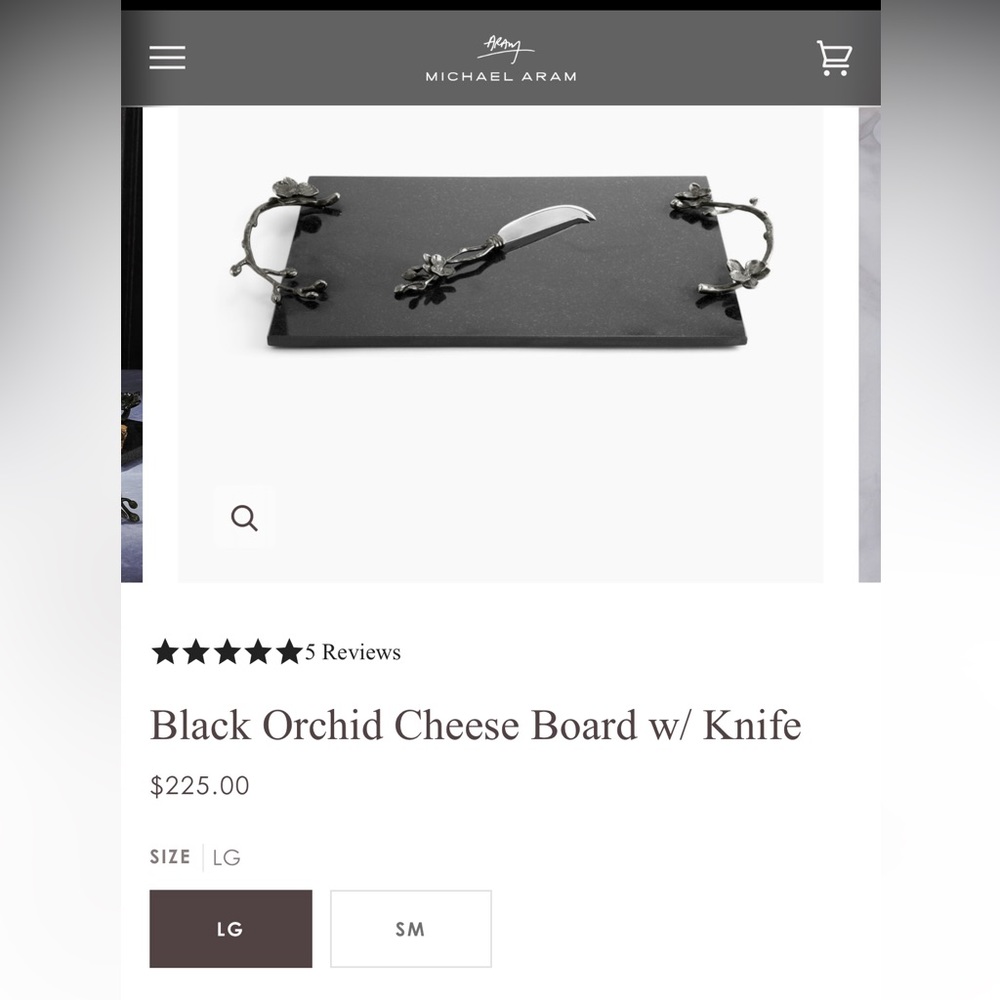 Michael Aram cheese board